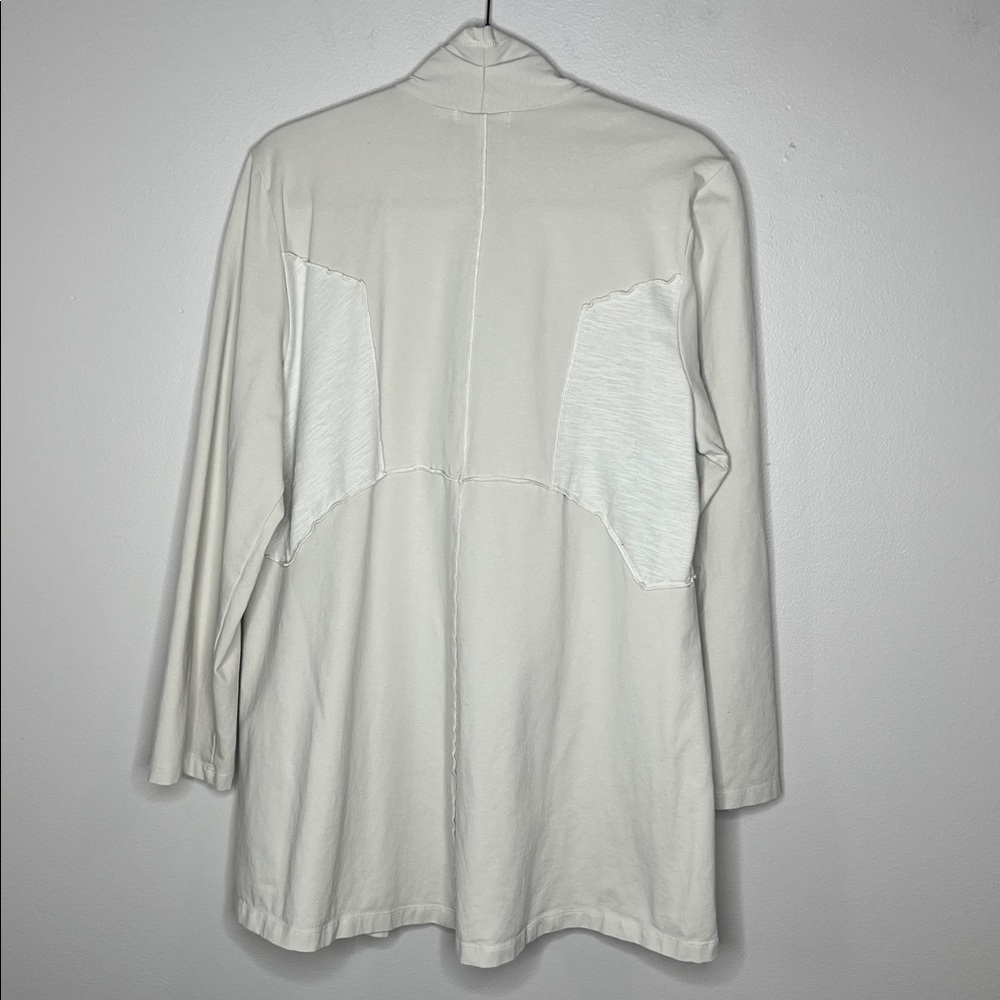 HABITAT One Button Cotton Shawl Jacket with pockets size Large - Picture 13 of 14